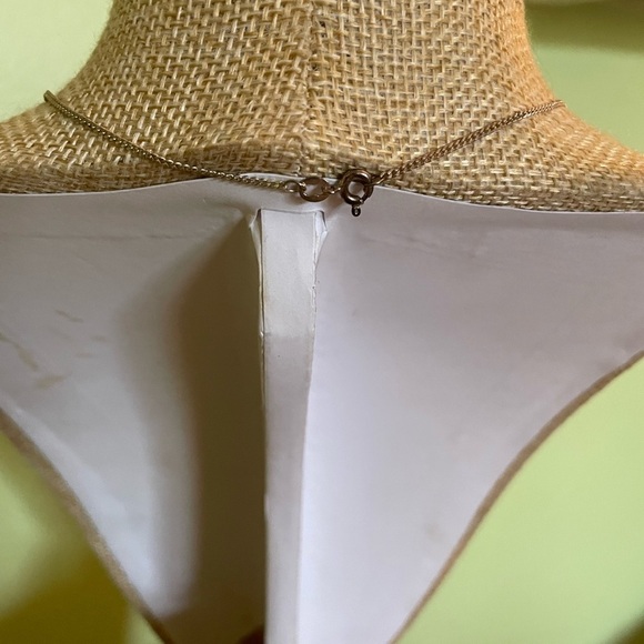 Silver Floral Key Pendant Necklace - Picture 8 of 8